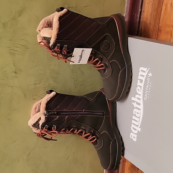 Aquatherm by Santana Canada Ahnah Snow Boots. Size 9. Width: M. - Picture 3 of 8
